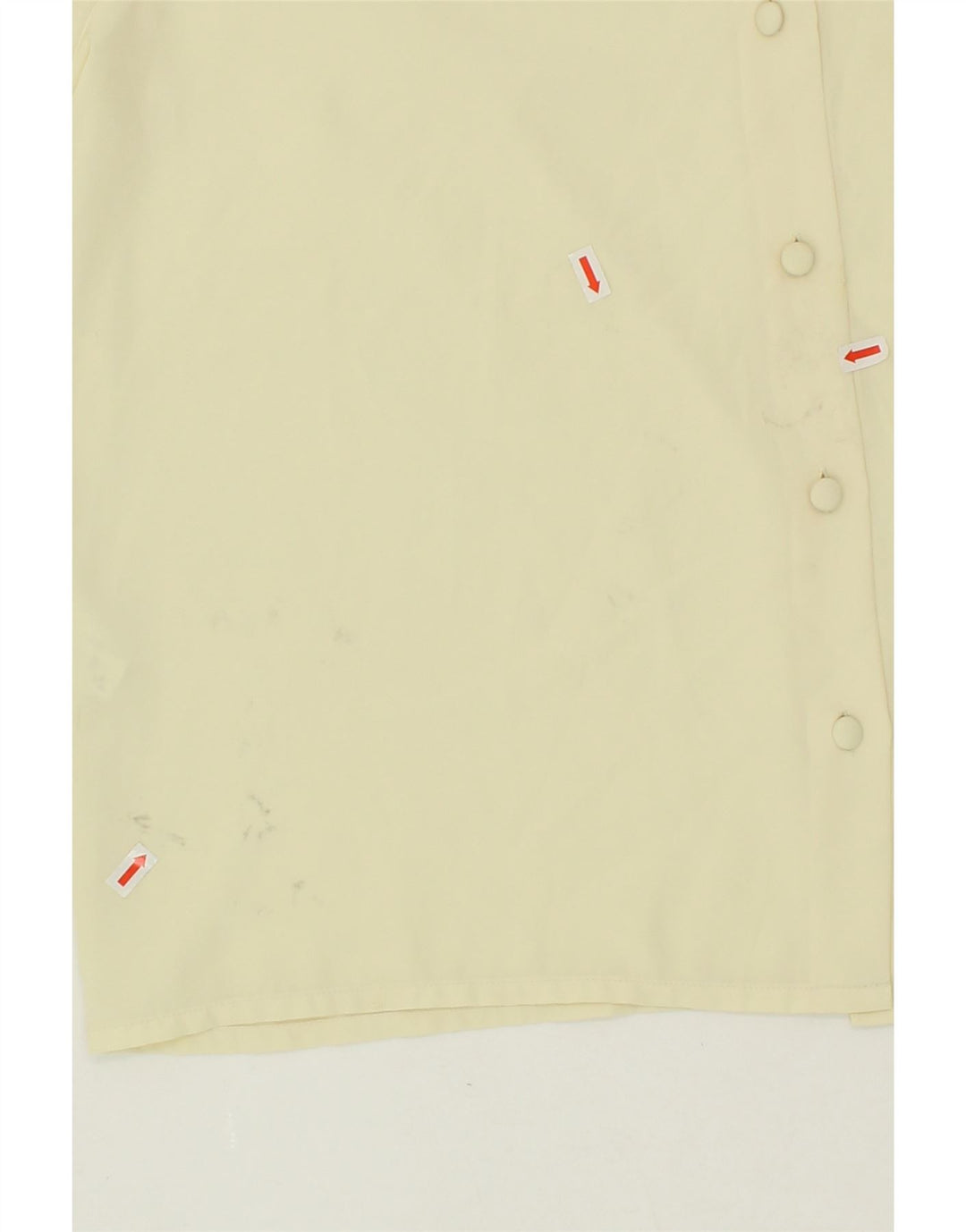 VINTAGE Womens Shirt Blouse UK 18 XL Yellow Polyester Vintage Vintage and Second-Hand Vintage from Messina Hembry 