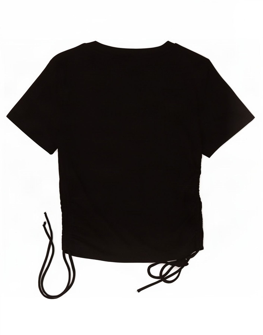 Top corto da donna Zara UK 12 poliestere nero medio