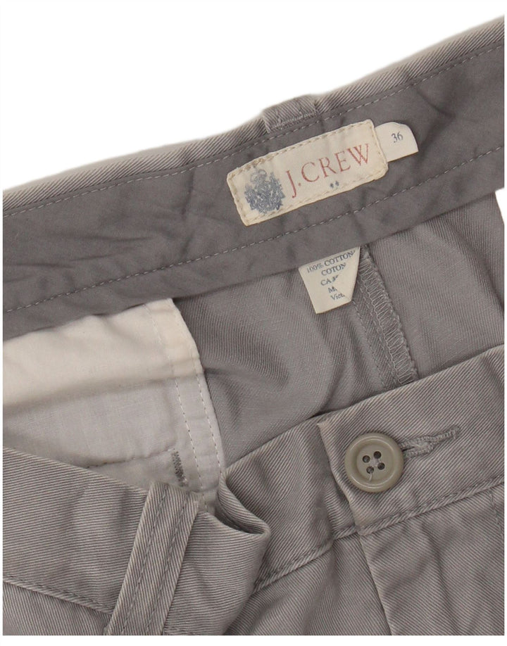 Pantaloncini chino da uomo J. CREW W36 grandi cotone grigio