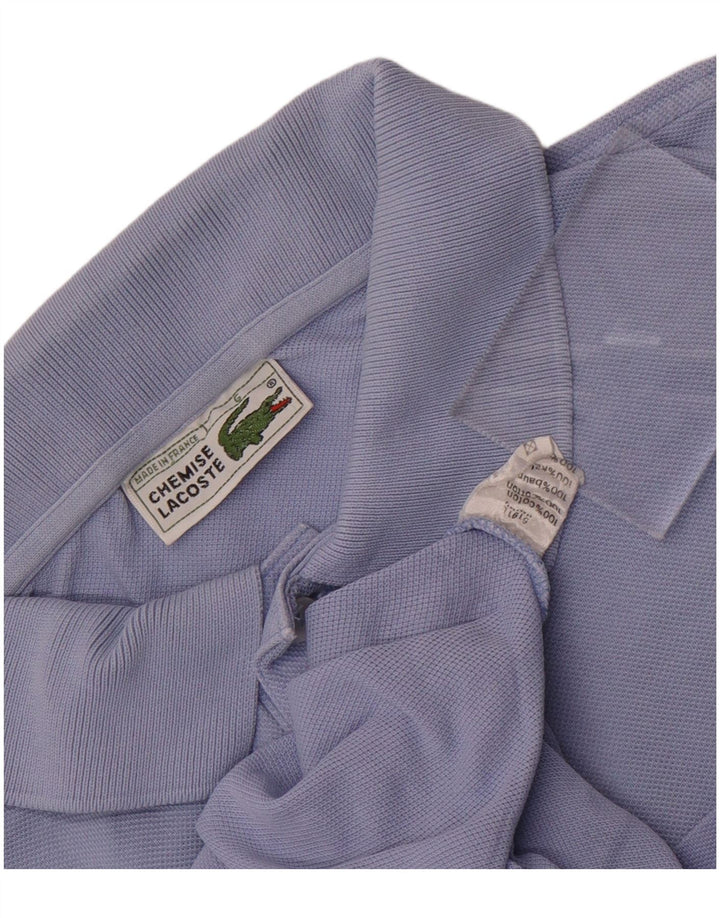 Polo da uomo Lacoste taglia 6 XL in cotone blu
