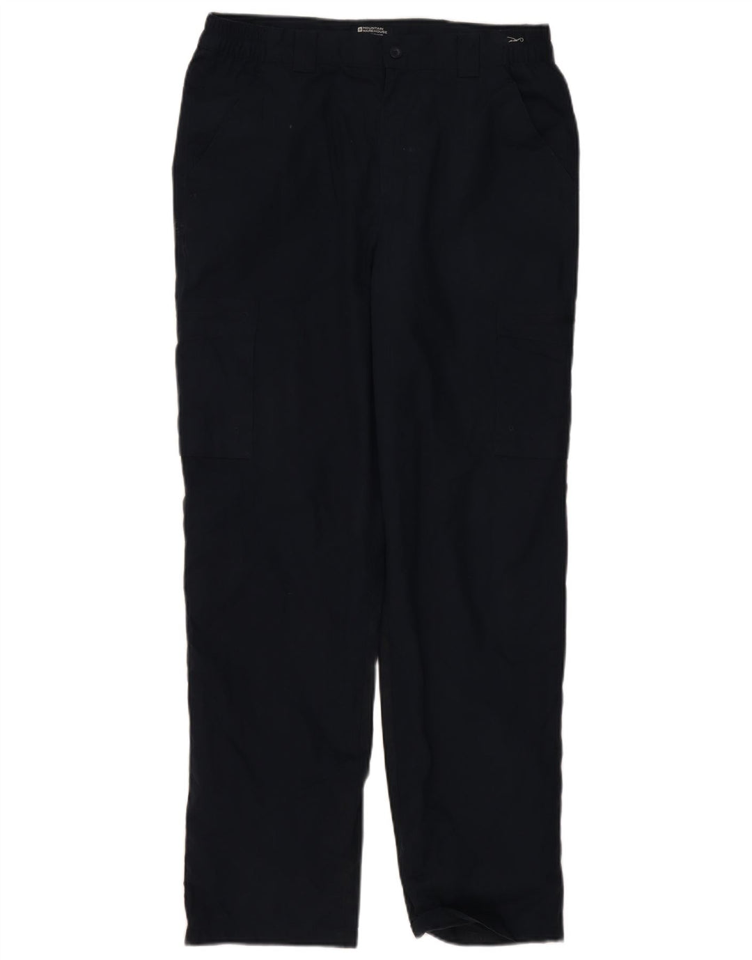 Pantaloni cargo dritti da uomo Mountain Warehouse W30 L32 poliestere blu navy