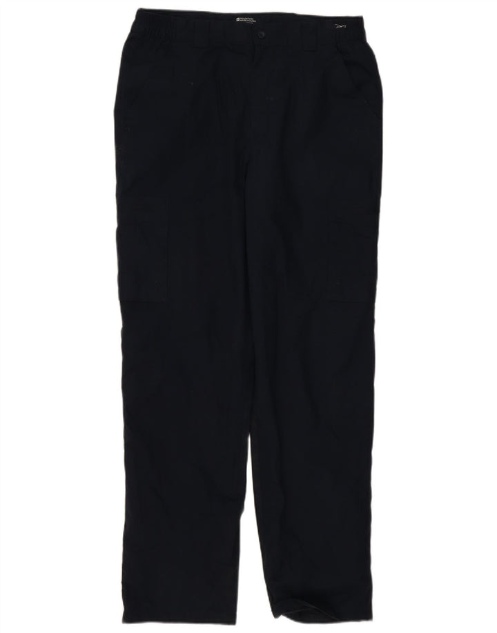 Pantaloni cargo dritti da uomo Mountain Warehouse W30 L32 poliestere blu navy