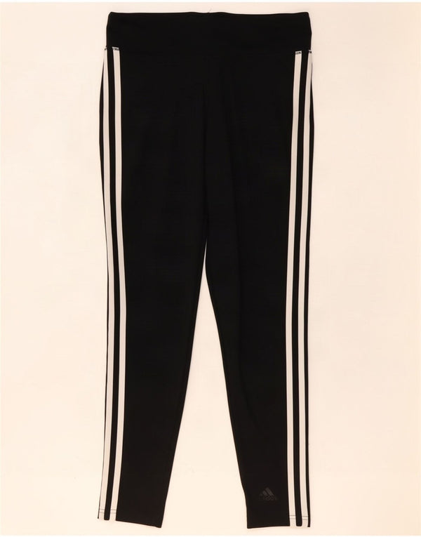 Leggings Adidas Climalite da donna UK 8/10 Piccolo poliestere nero