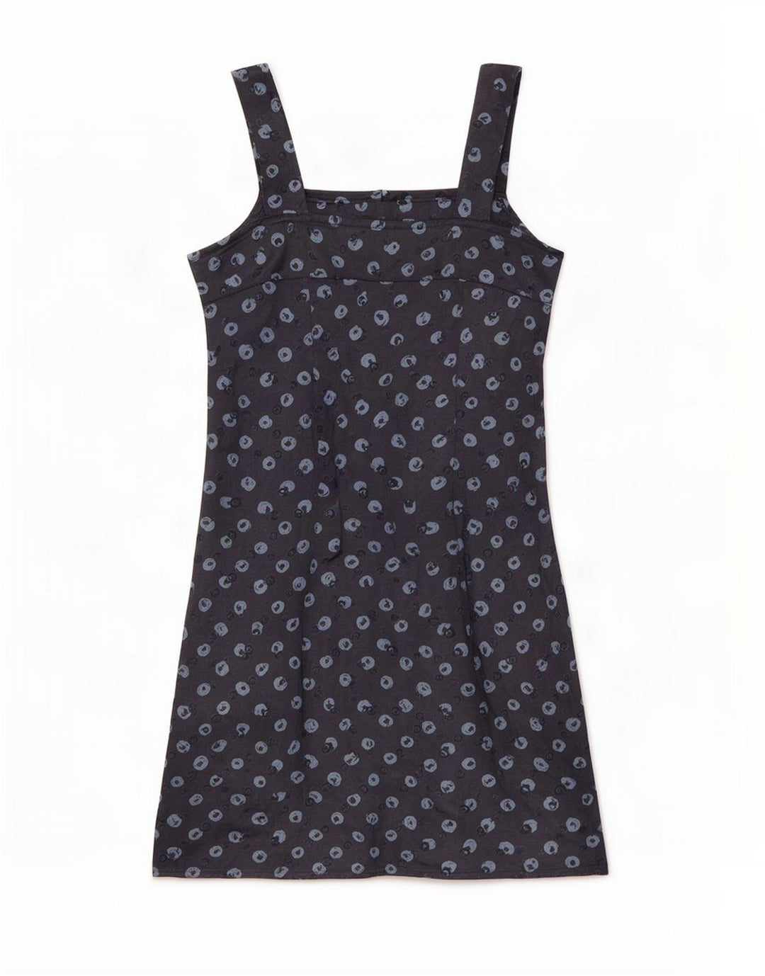 Vestito prendisole modello astratto da donna Benetton UK 6 XS Blu Navy