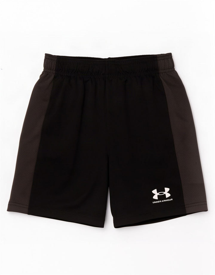 Pantaloncini sportivi Under Armour da ragazzo 9-10 anni color block medio nero
