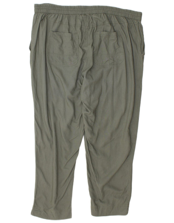 Pantaloni affusolati Autograph da donna Marks & Spencer UK 18 XL W36 L27 Verde