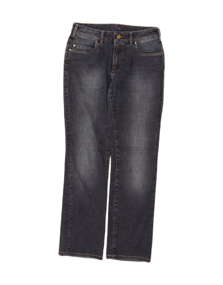 TRUSSARDI Womens Straight Jeans W25 L29 Grey Cotton Vintage Trussardi and Second-Hand Trussardi from Messina Hembry 