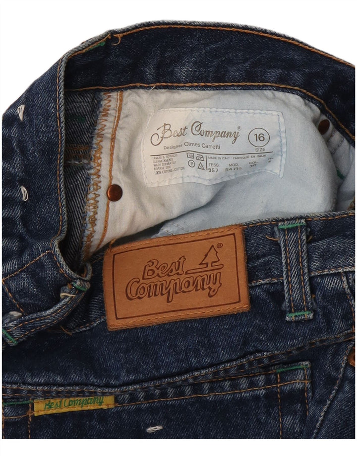 Jeans affusolati per ragazze BEST COMPANY 15-16 anni W30 L32 cotone blu navy