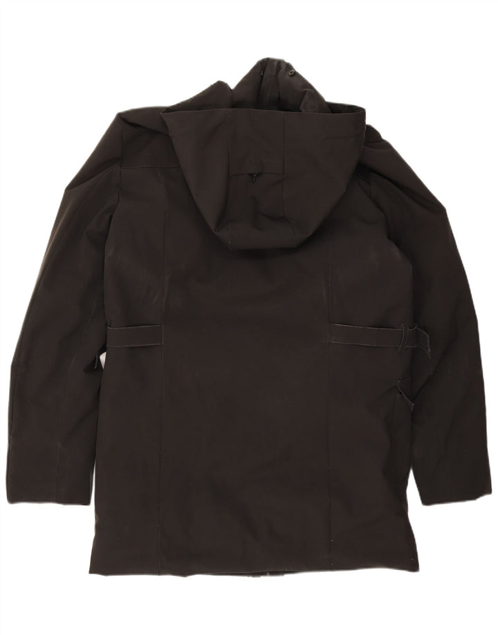 Canadiens Cappotto imbottito con cappuccio da uomo IT 46 Small Nero Poliestere