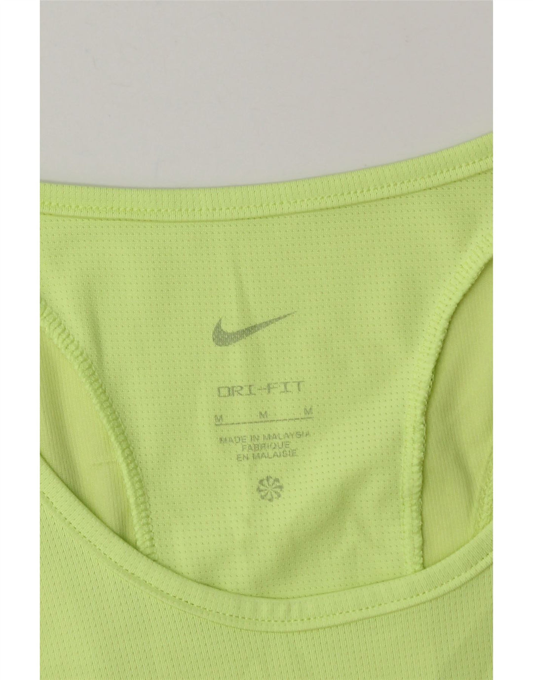 Canotta corta Nike Dri Fit da donna UK 12 verde medio