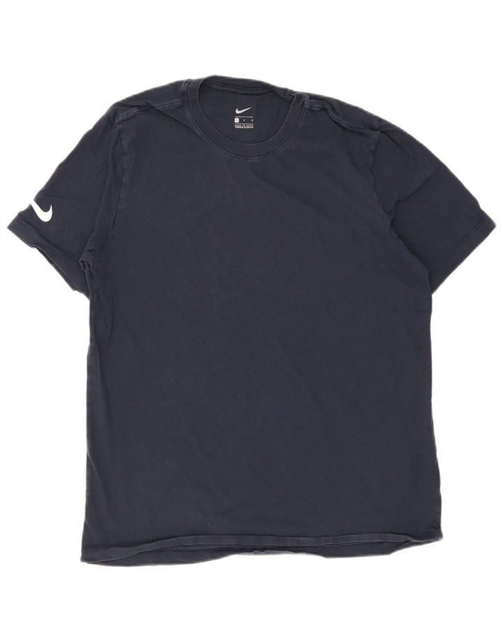 T-shirt da uomo Nike Top Large in cotone blu navy