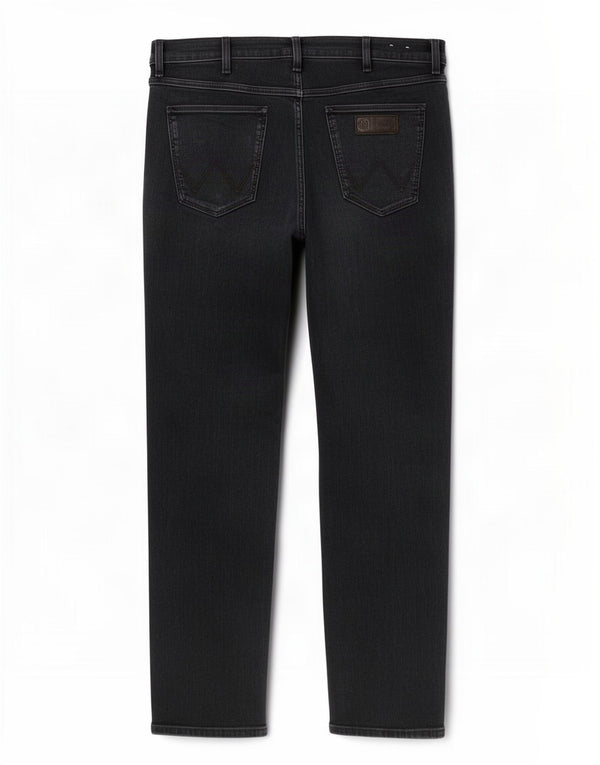 Jeans dritti da uomo Wrangler Greensboro W34 L32 cotone blu navy