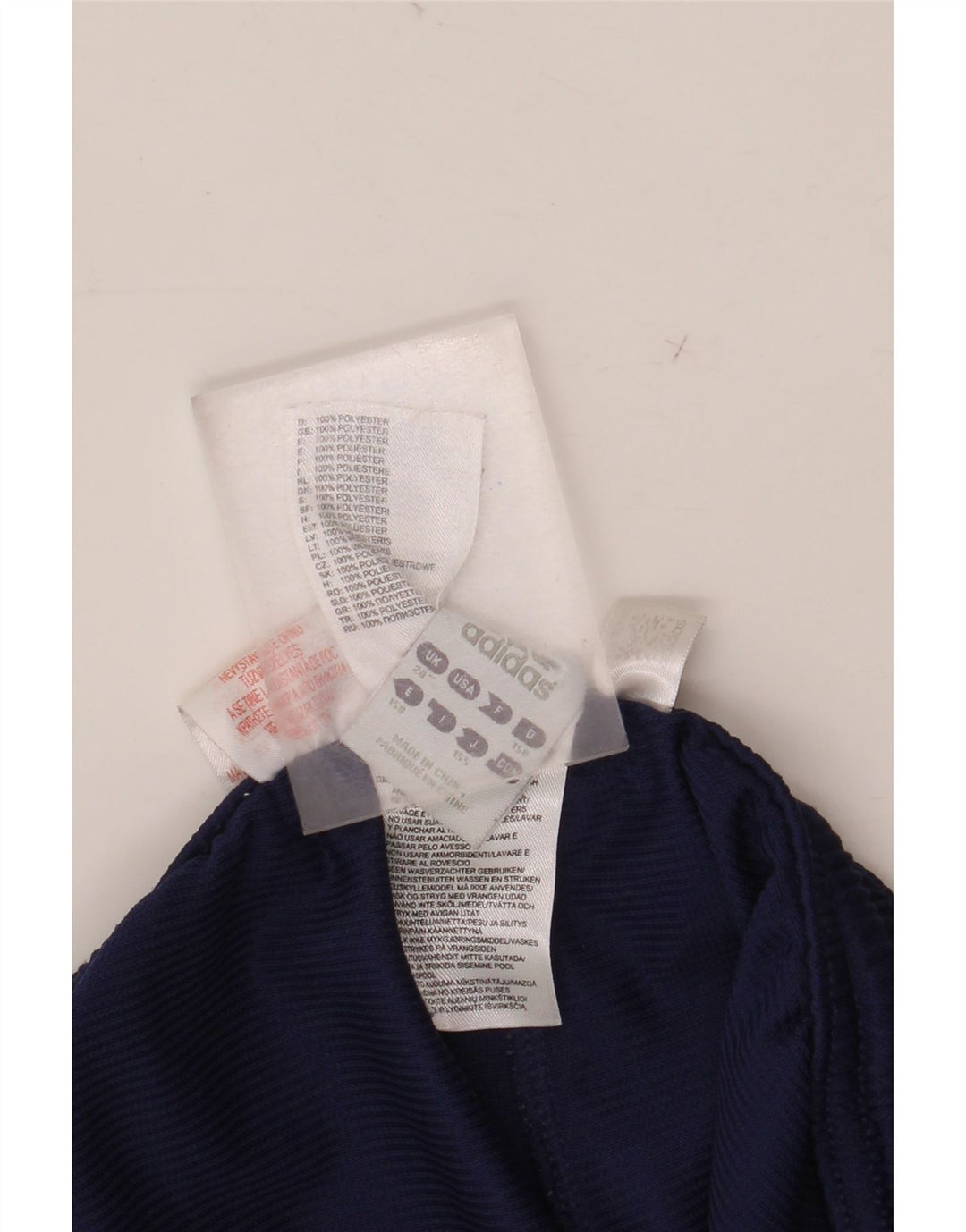 Pantaloncini sportivi ADIDAS Climalite da donna UK 12 Medium Blu Navy Colourblock