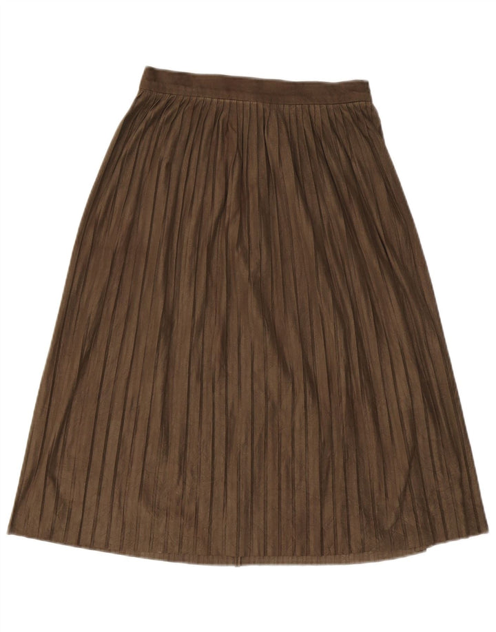 Gonna a trapezio da donna Zara piccola W26 poliestere kaki