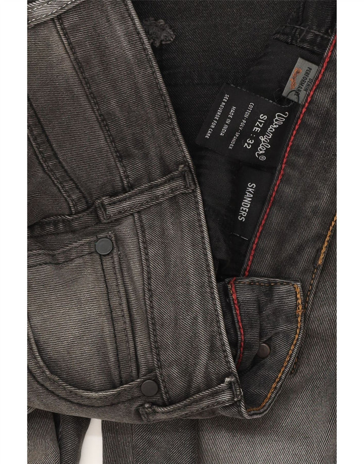 Jeans dritti da uomo Skanders WRANGLER W32 L29 cotone grigio