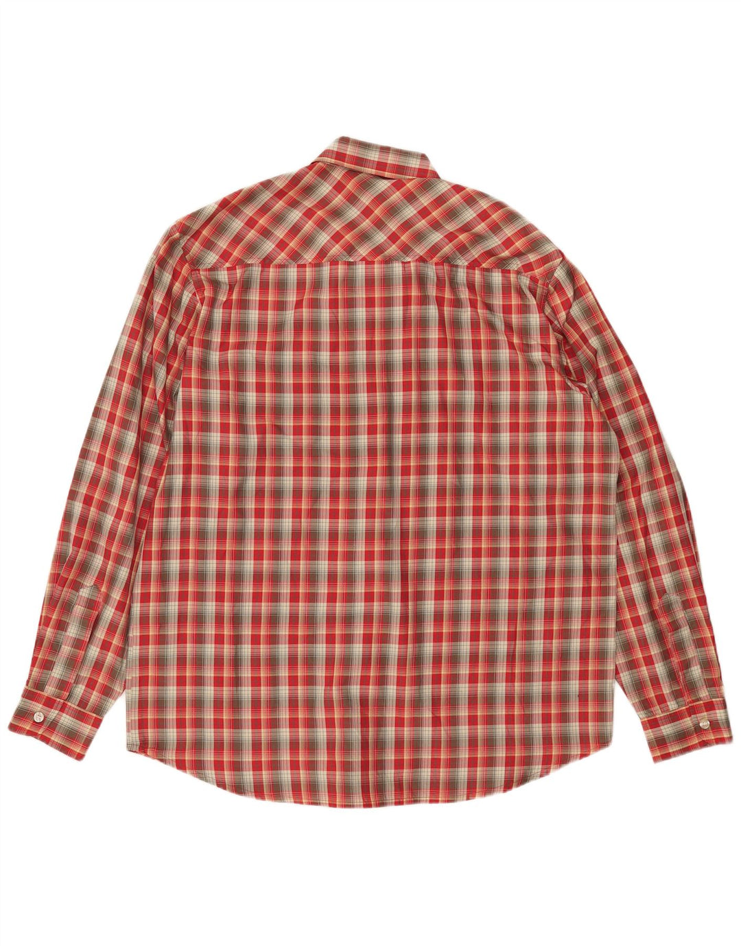 Camicia da uomo BAILO 2XL Poliestere a quadri rossi