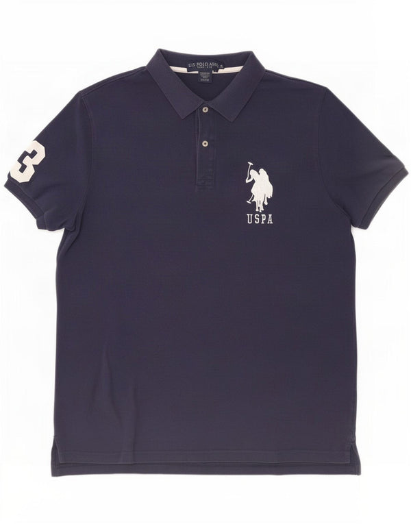 Polo Assn. degli Stati Uniti Polo grafica da uomo XL in cotone blu navy