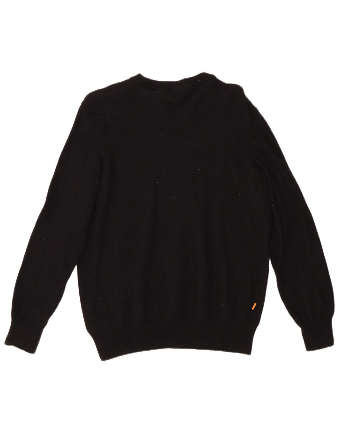 Maglione maglione girocollo da donna TIMBERLAND UK 16 grande lana nera
