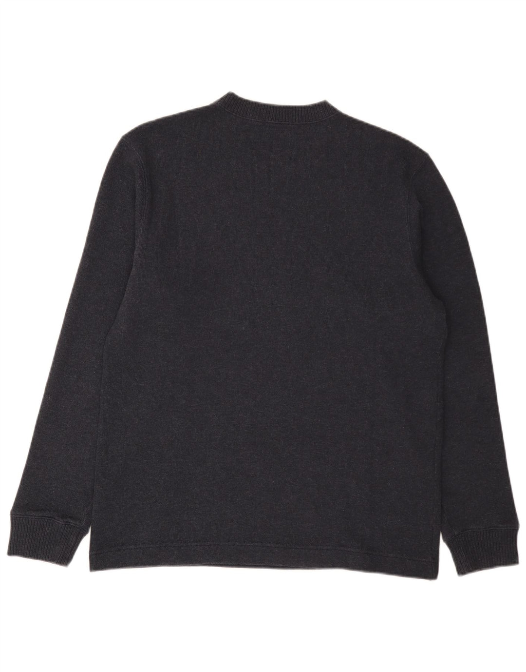 Maglione da uomo con scollo a V Eddie Bauer piccolo in cotone blu navy