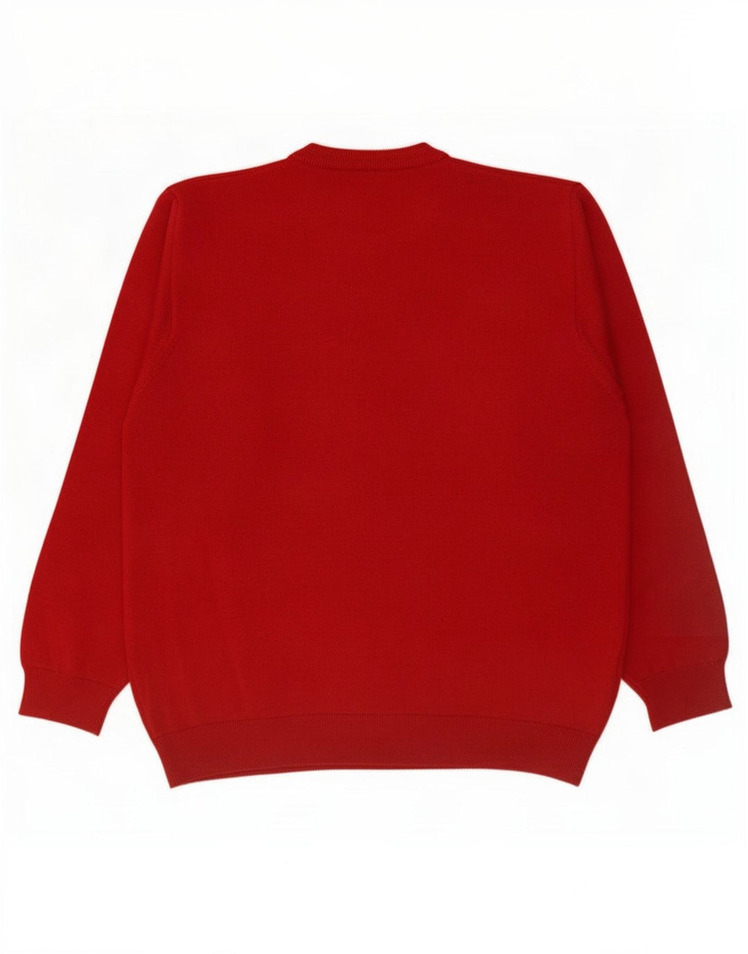 Maglione maglione girocollo da uomo Lacoste taglia 5 grande lana rossa