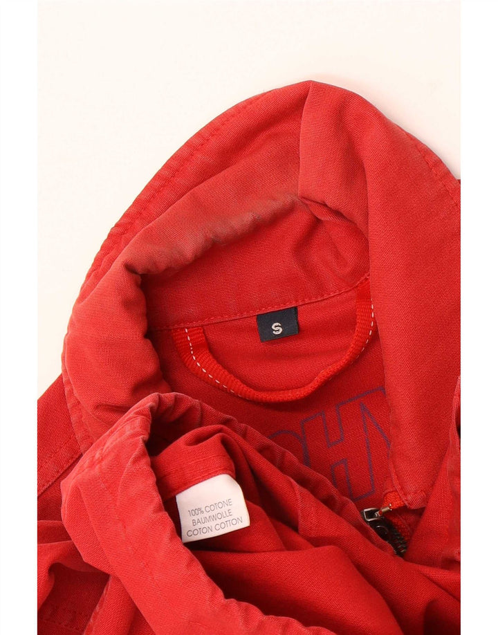Bomber oversize da donna Murphy & Nye UK 10 piccolo cotone rosso