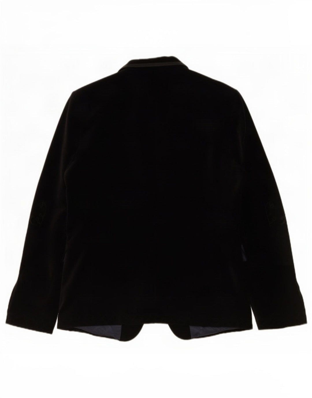 Giacca blazer in velluto da uomo a 1 bottone Zara EU 50 cotone nero medio