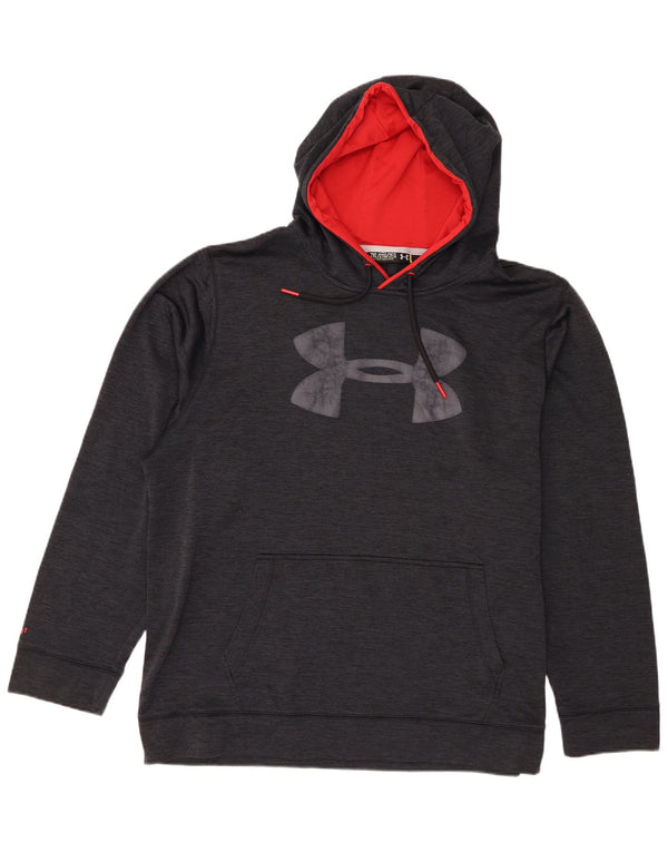 Felpa con cappuccio grafica ampia da uomo Under Armour 2XL blu navy screziato