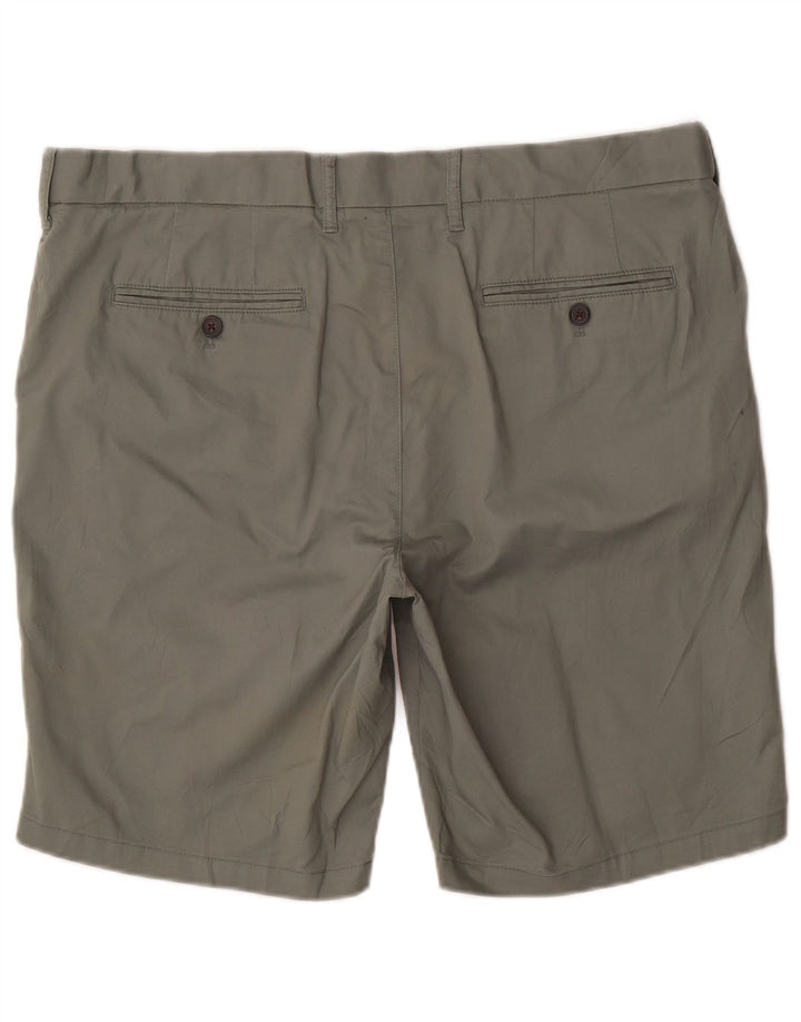 Pantaloncini chino da uomo Marks & Spencer W38 XL cotone kaki