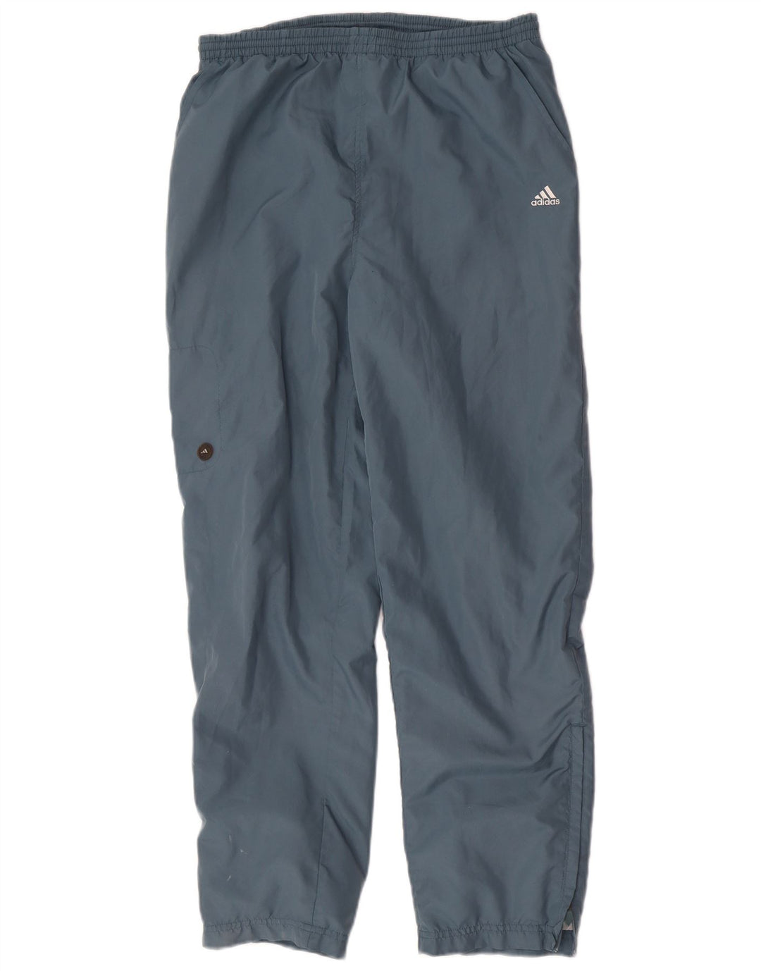 Pantaloni da tuta da donna Adidas Joggers UK 12 poliestere blu medio