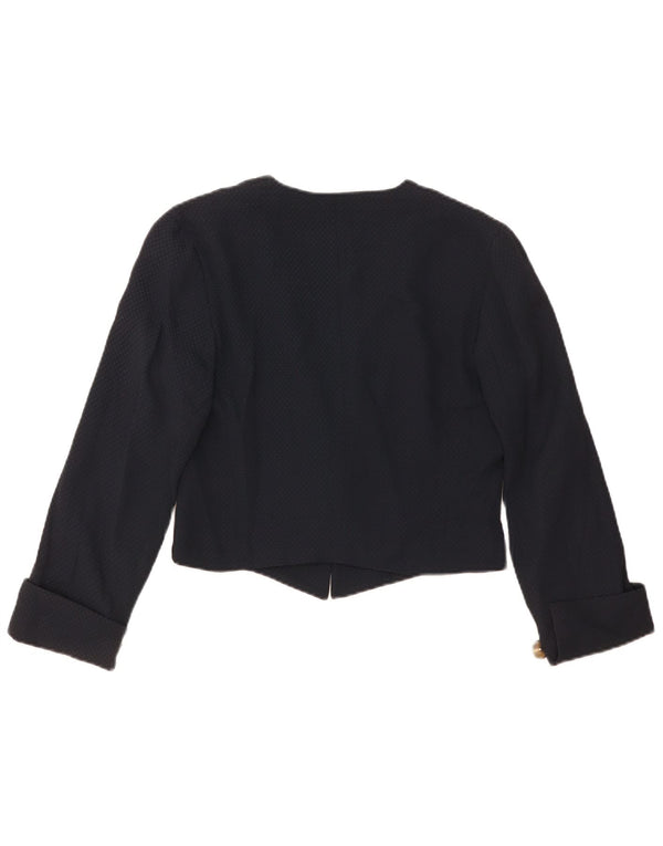 Giacca Bolero da donna Renato Balestra IT 42 Medium Blu Navy Argyle/Diamante