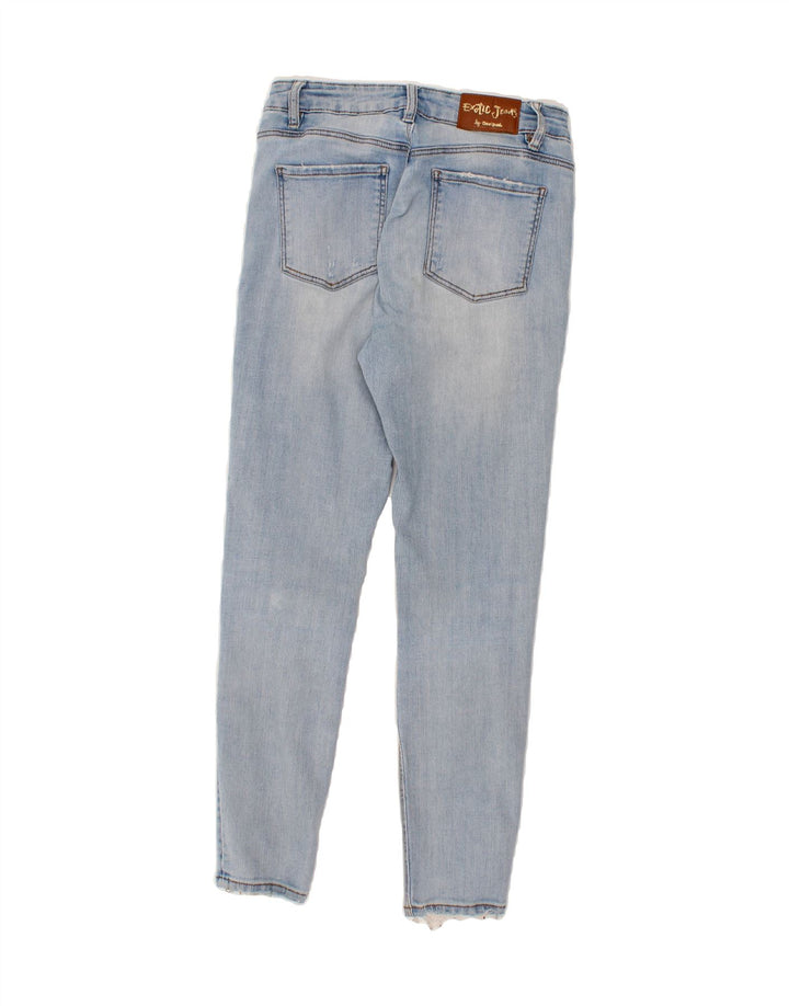 DESIGUAL Womens Distressed Skinny Jeans W28 L38 Blue Vintage Desigual and Second-Hand Desigual from Messina Hembry 