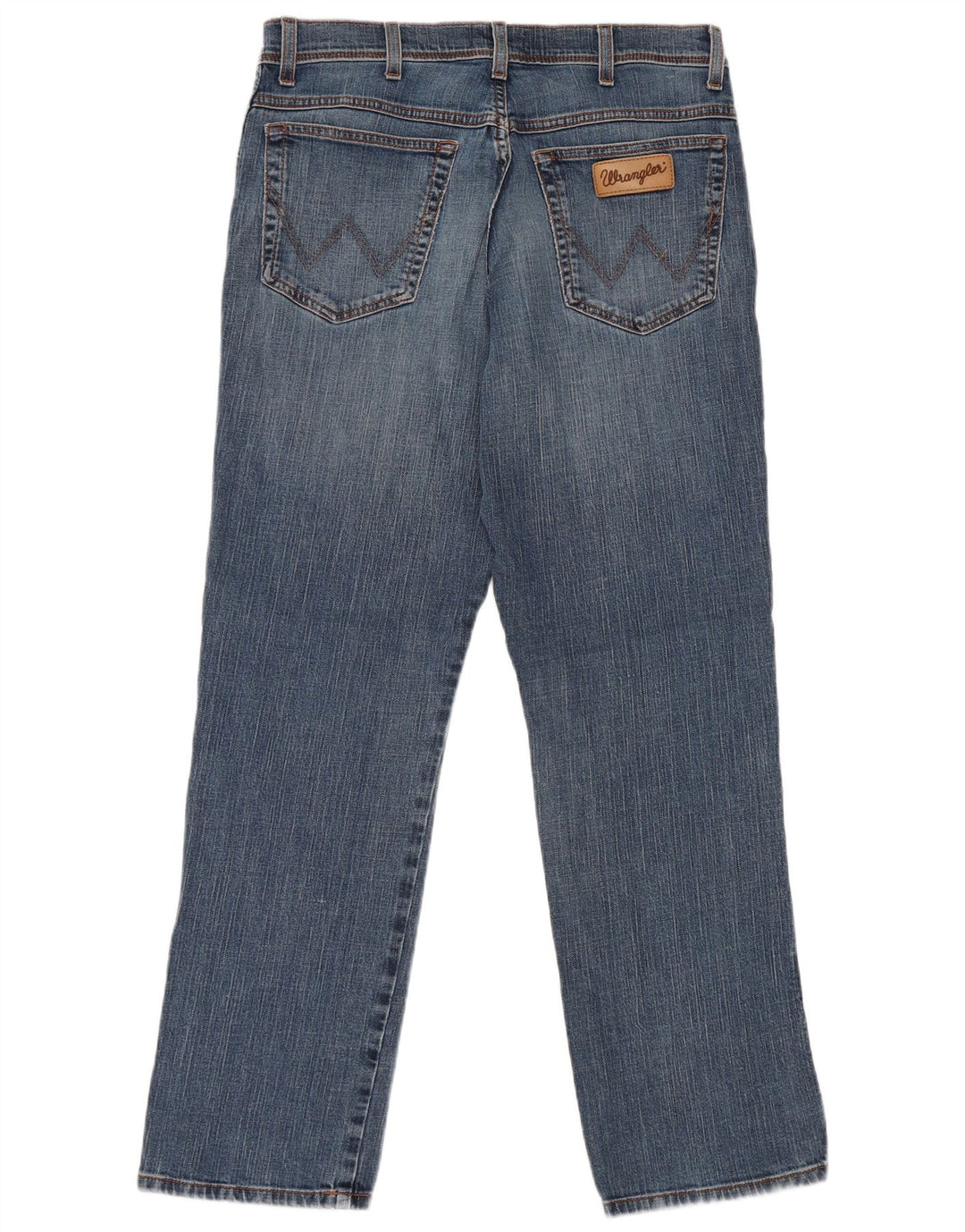 Jeans dritti da uomo Wrangler W34 L32 cotone blu