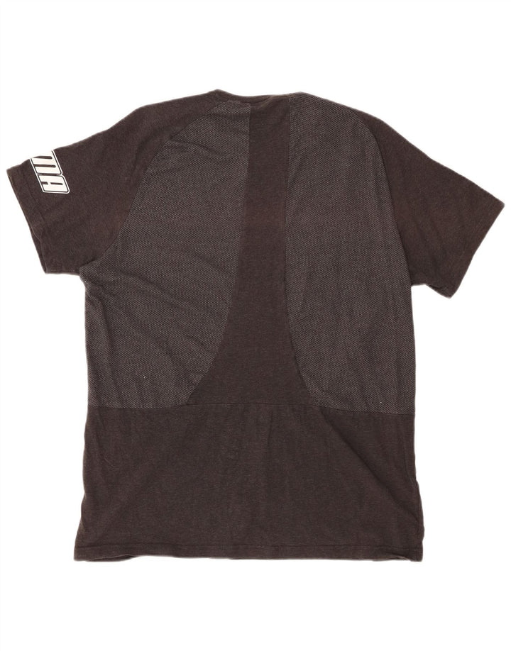 T-shirt grafica da uomo PUMA Top 2XL Colorblock grigio
