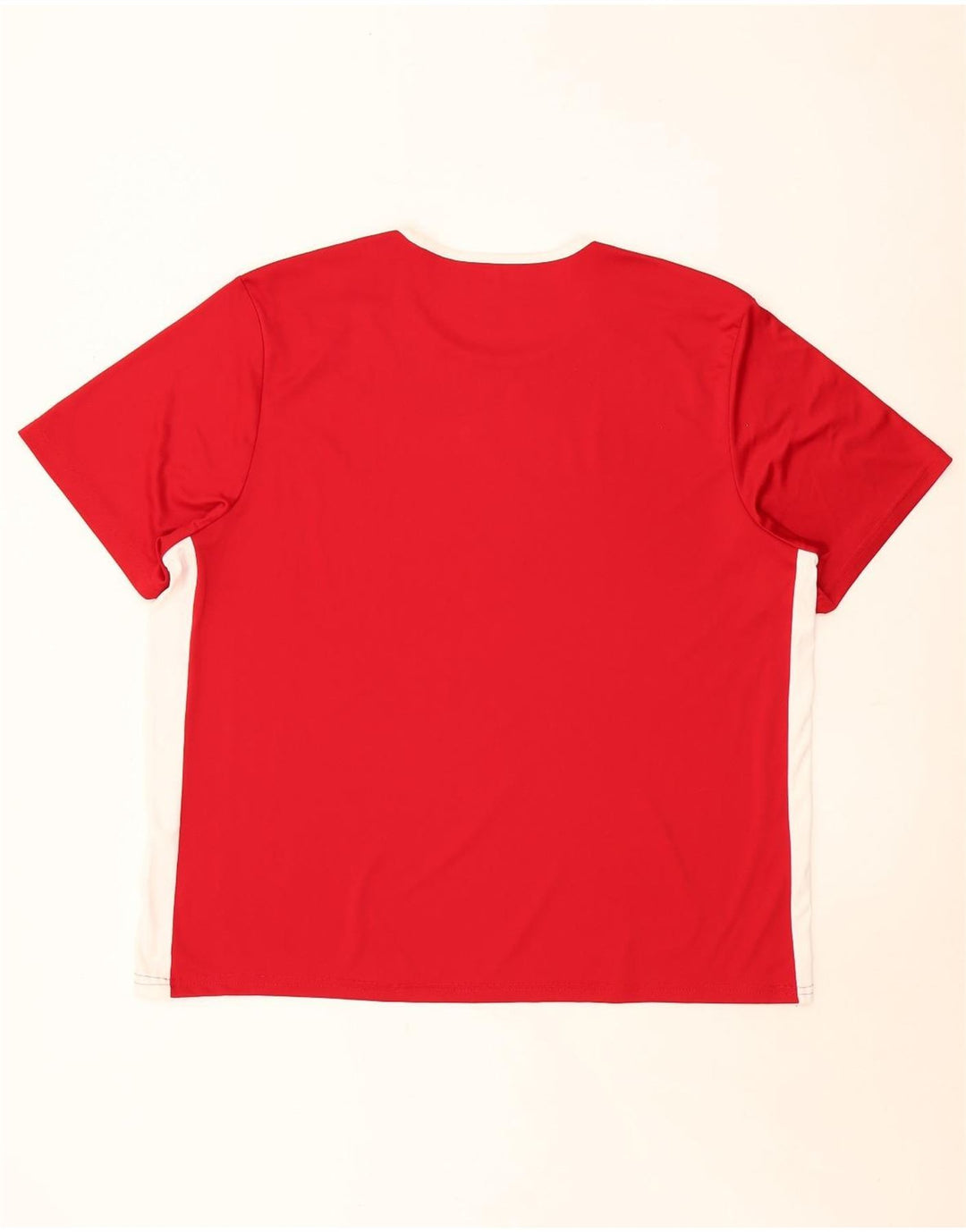 Maglietta Adidas Climalite da uomo 2XL rossa color block