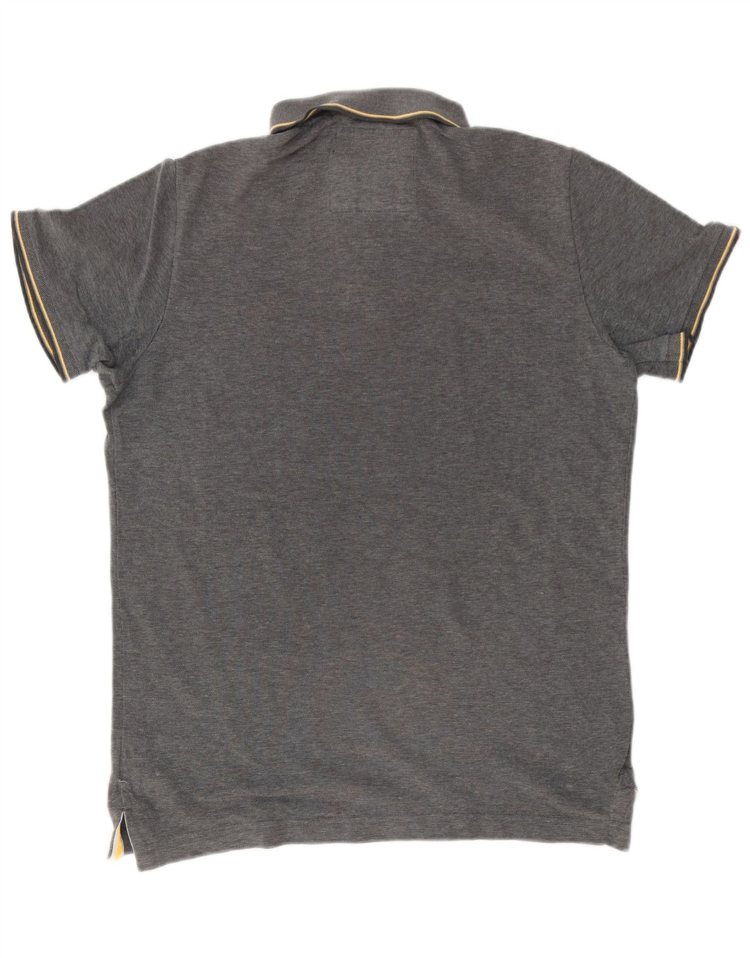 Polo da uomo SUPERDRY grande in cotone grigio