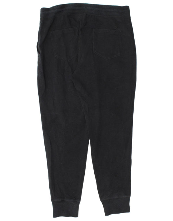 Pantaloni da tuta da donna L.L.BEAN Joggers UK 14 cotone nero medio