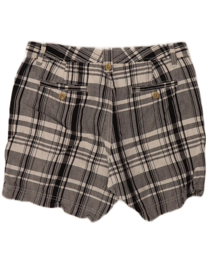 DOCKERS Womens Chino Shorts US 10 Large W32 Black Check Cotton Vintage Dockers and Second-Hand Dockers from Messina Hembry 