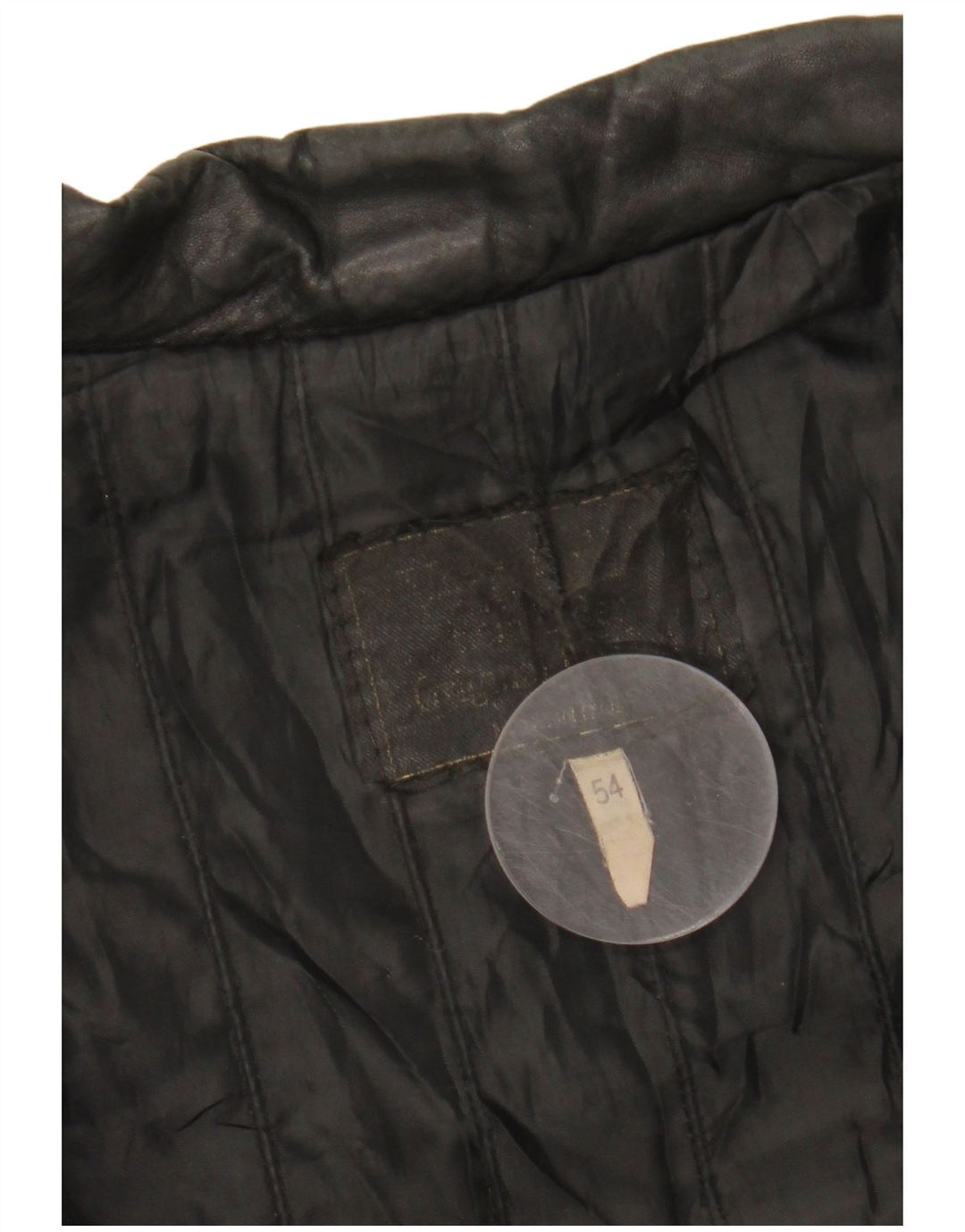 Giacca in pelle da donna VINTAGE IT 54 3XL Nera