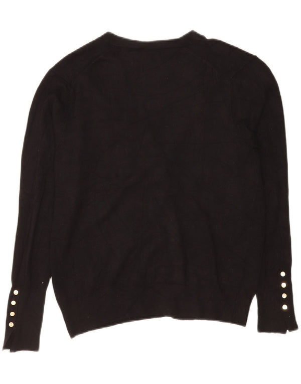 Maglione cardigan da donna Zara UK 14 grande nero