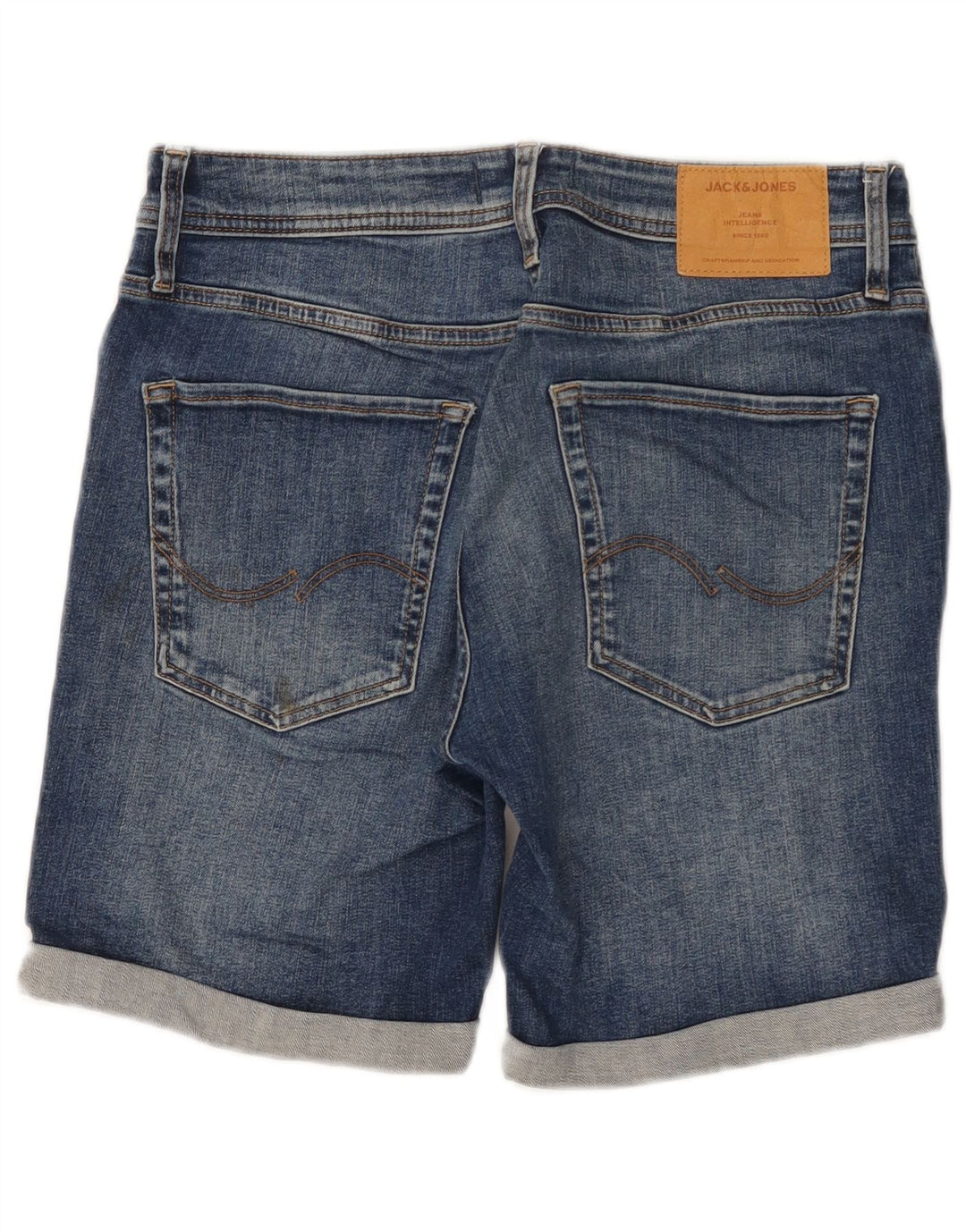 JACK & JONES Pantaloncini di jeans da uomo piccoli W29 in cotone blu