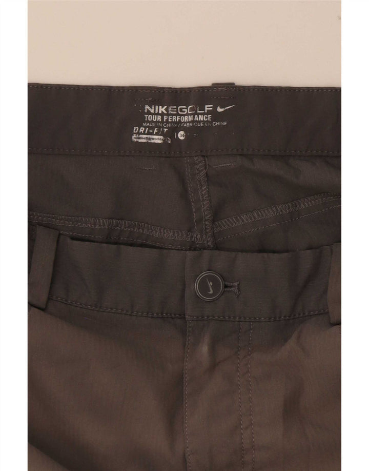 Pantaloncini casual Nike Dri Fit da donna W34 Large Grigio Poliestere
