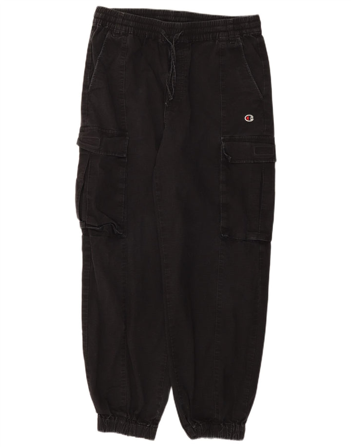 Pantaloni cargo da jogging da uomo Champion grandi W34 L28 neri