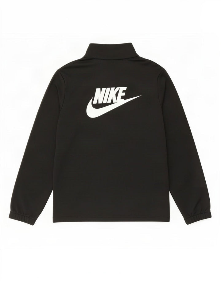 Giacca da tuta grafica Nike da ragazzo, 12-13 anni, grande, in poliestere nero