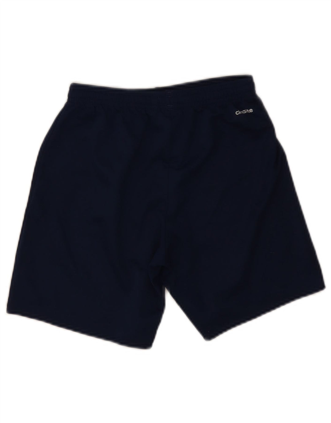 Pantaloncini sportivi Adidas Climalite da ragazzo 11-12 anni in poliestere blu navy