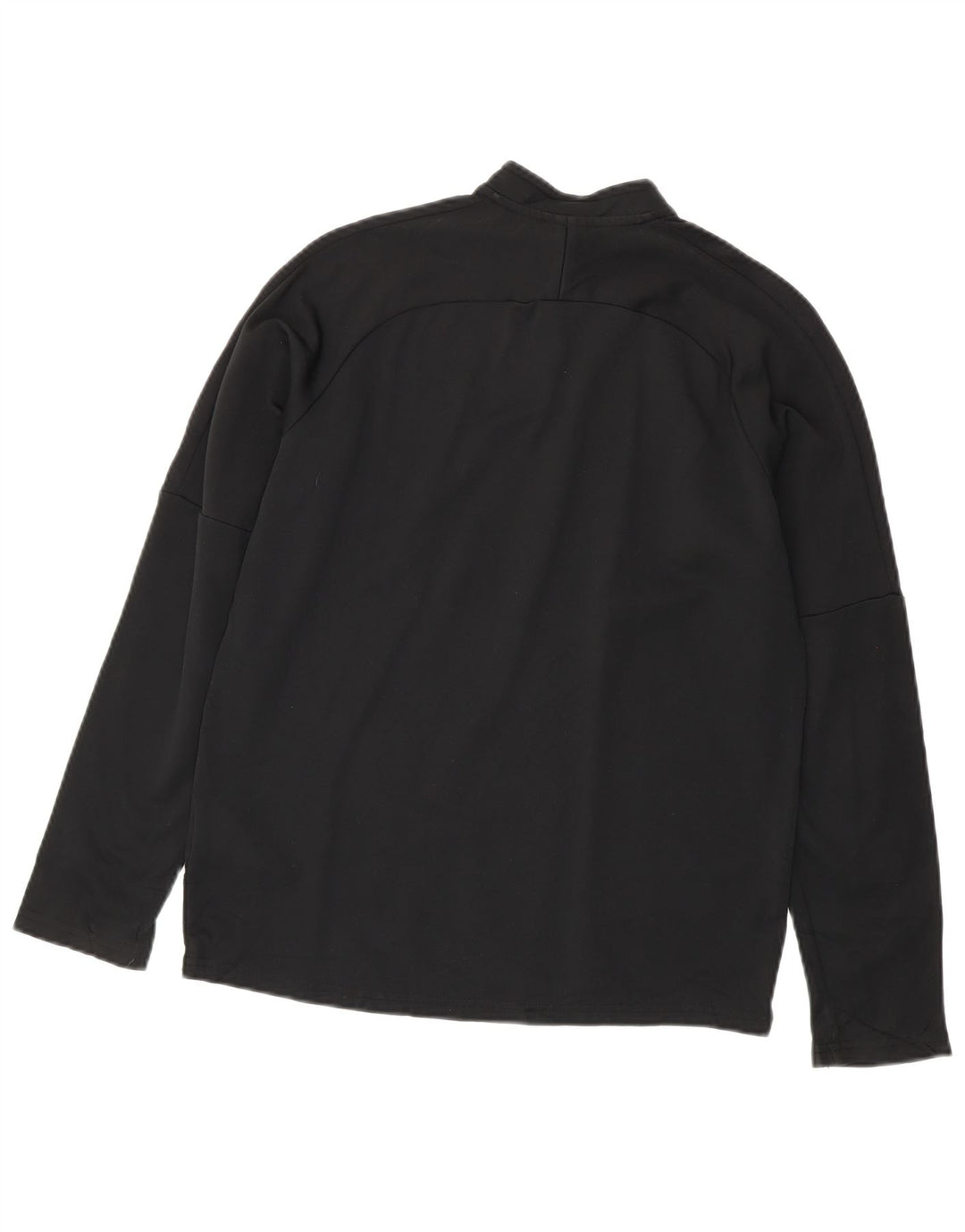 Top della tuta pullover Nike da ragazzo Dri Fit con zip e collo 13-14 anni XL Nera