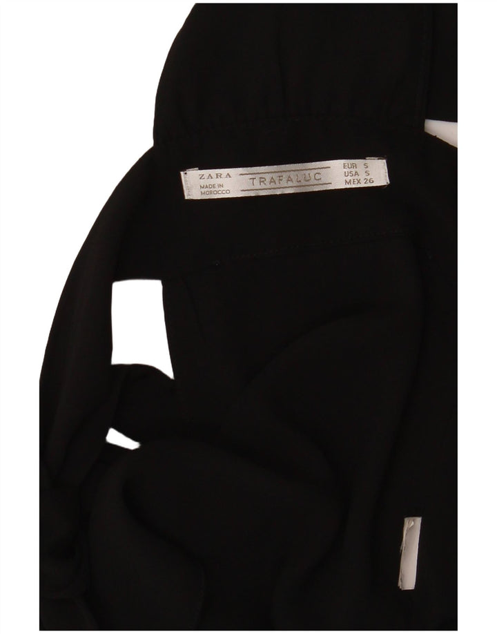 Top corto senza maniche da donna Zara UK 8 Small nero