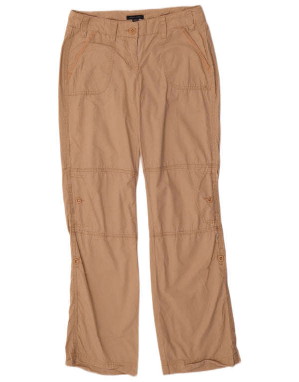 Pantaloni cargo dritti da donna Tommy Hilfiger US 2 XS W28 L31 Cotone beige