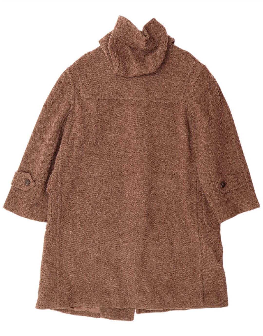 Montgomery con cappuccio da donna Jones New York UK 14 Classico in lana marrone medio