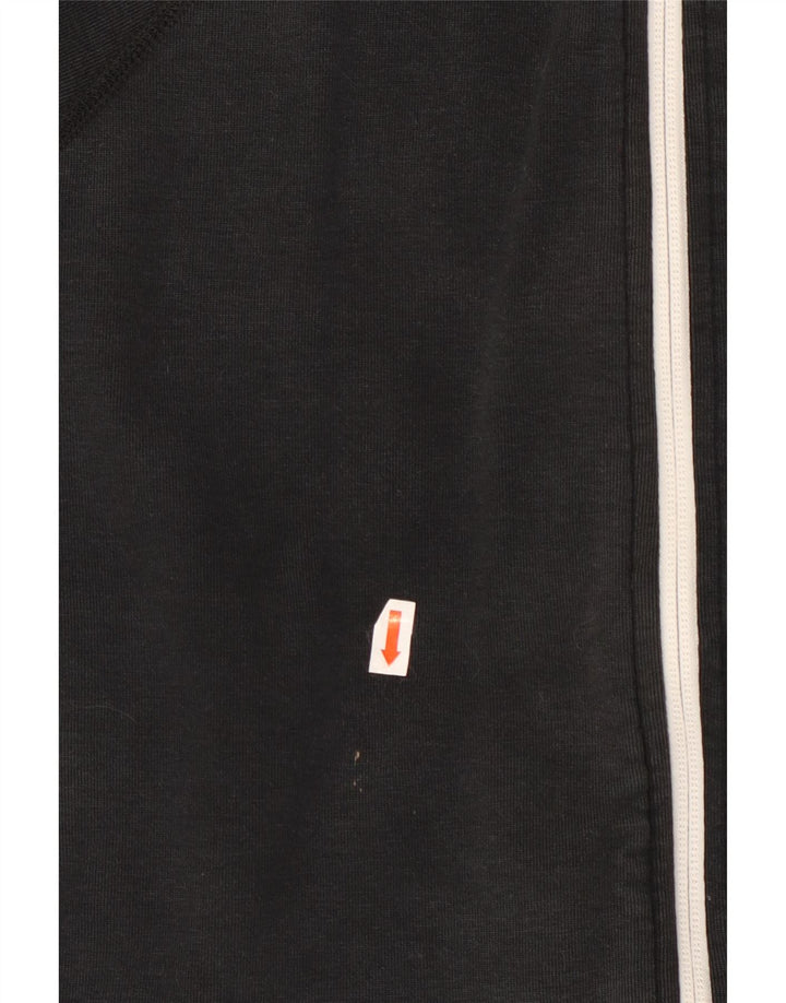 Maglione con cappuccio e zip da donna NIKE UK 16 grande cotone nero