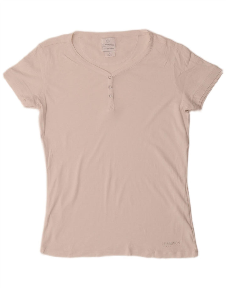 Maglietta Champion da donna Easy Fit, taglia UK 16, grande, bianca